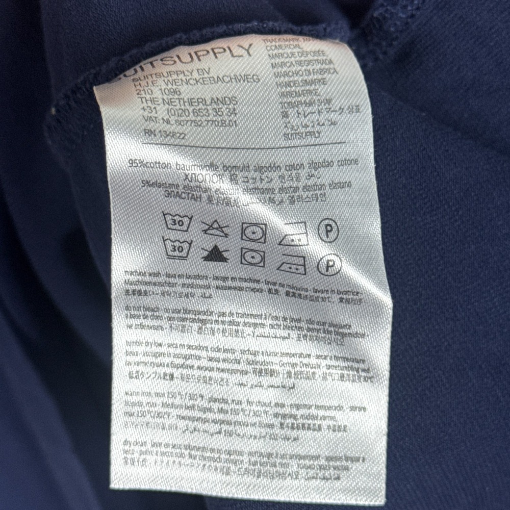 Suitsupply Navy Polo Shirt - Picture 8 of 10